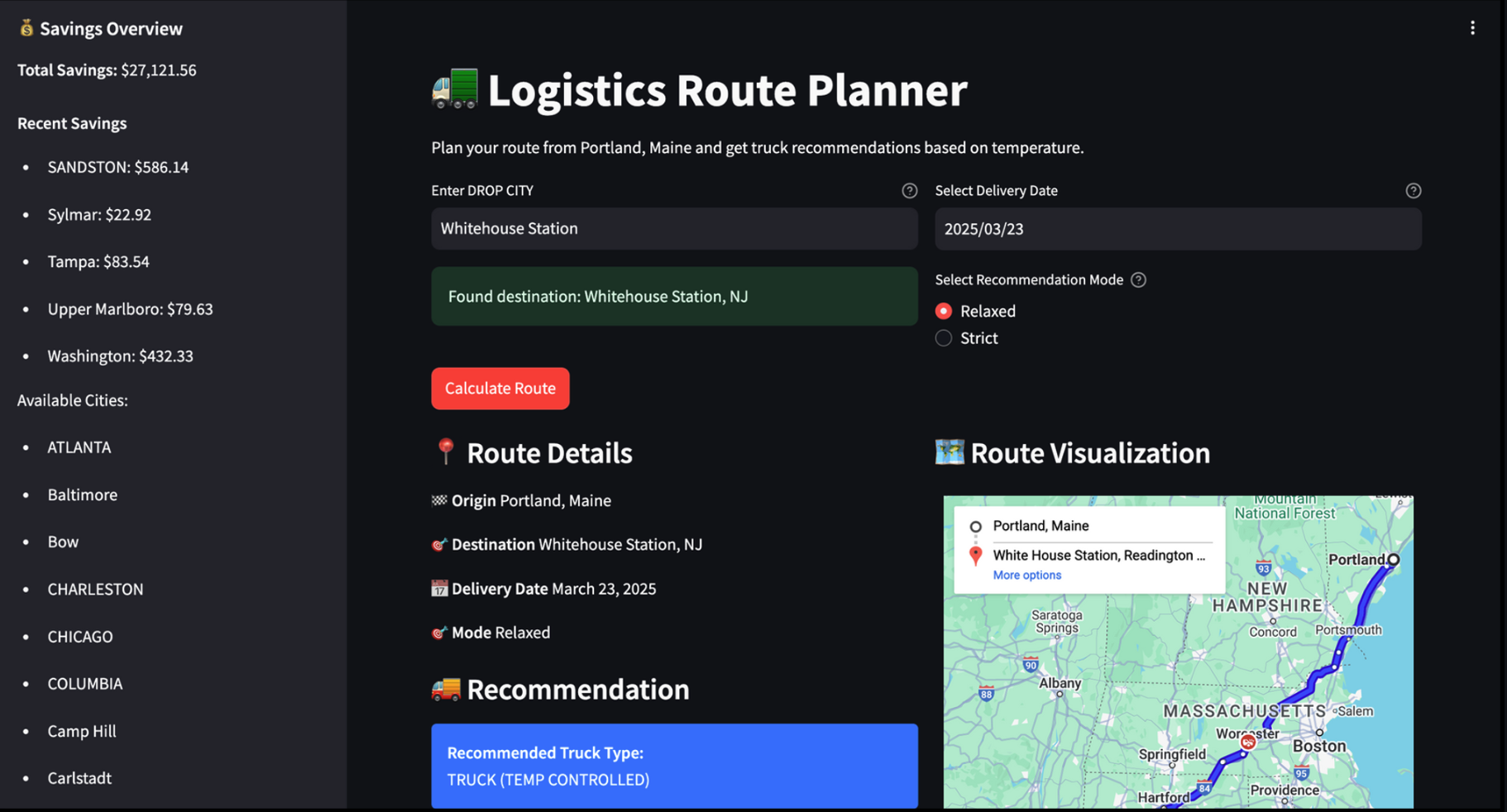 Allagash Brewing Logistics Optimization